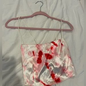 Tie dye crop top